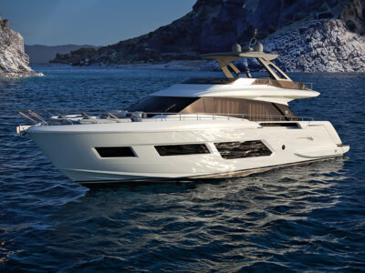 Ferretti Yachts 670, l’erede del 65′ è firmato Filippo Salvetti