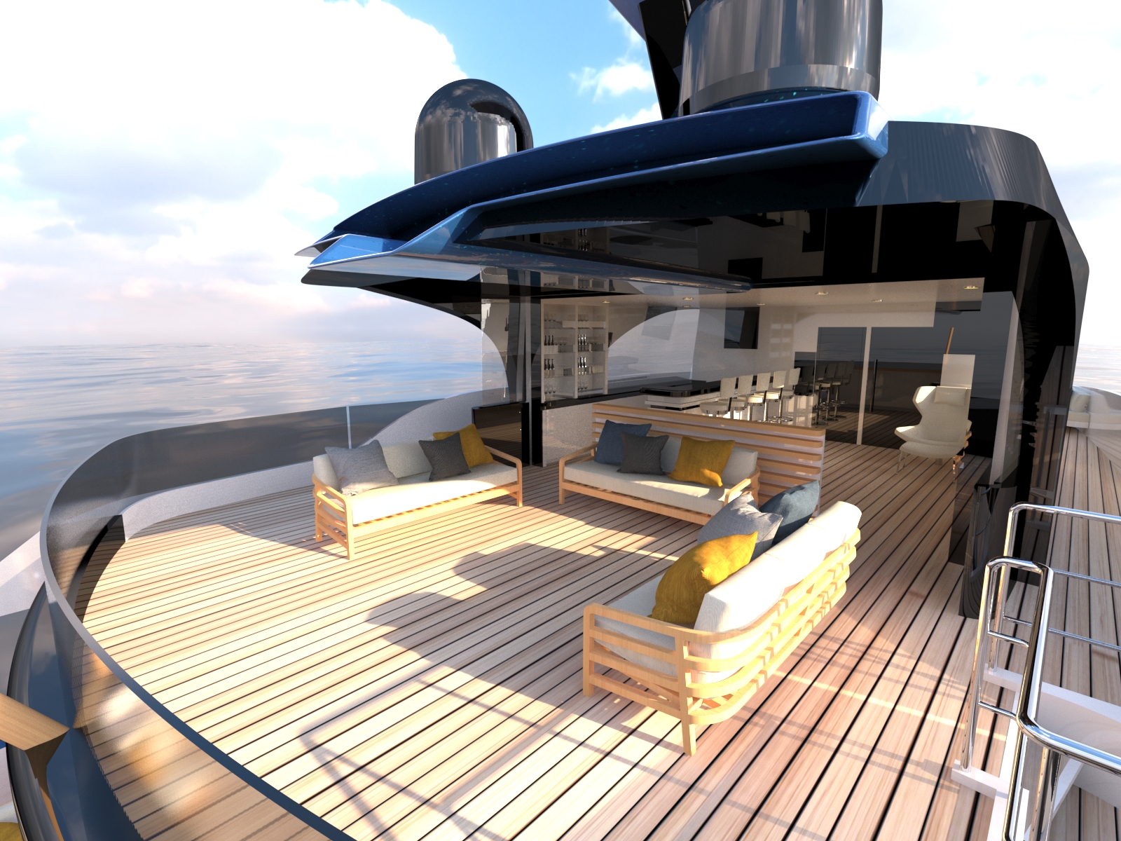 A day in the life of a superyacht exterior designer - Diana Yacht