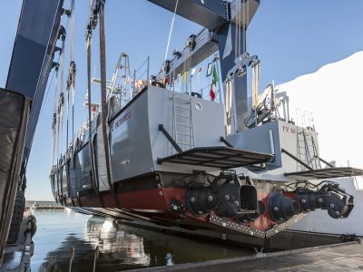 Effebi, varato il pattugliatore veloce Tenente Petrucci