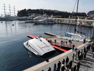 Monaco One, official ceremony and first sea trip