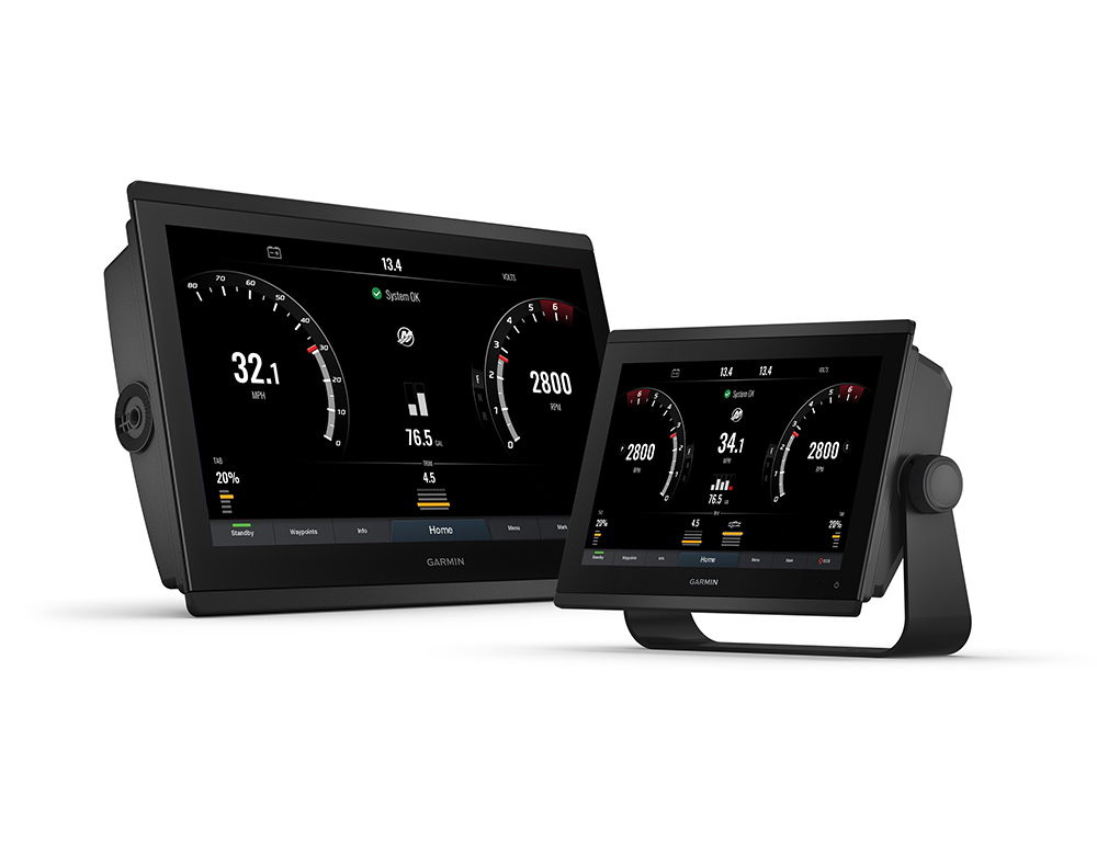 Vesselview Chartplotter multifunzione Garmin con il VesselView Mercury Marine ...