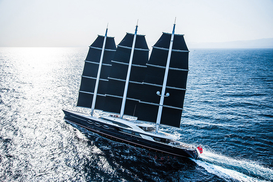 super sailing yacht black pearl