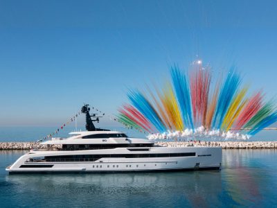 CRN: battesimo dell’acqua per il M/Y RIO