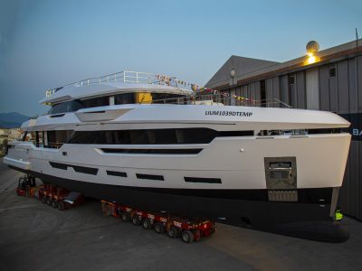 A Marina di Carrara varato il primo Baglietto DOM 133