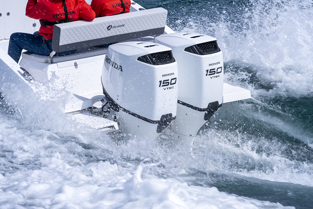 Testing the Honda BF150, electronic power - Barche Magazine ISP