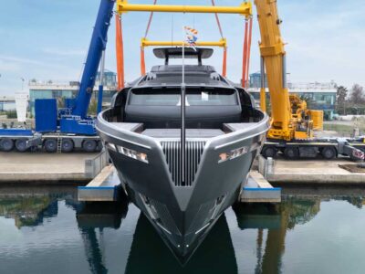 Pershing GTX116: third hull launched