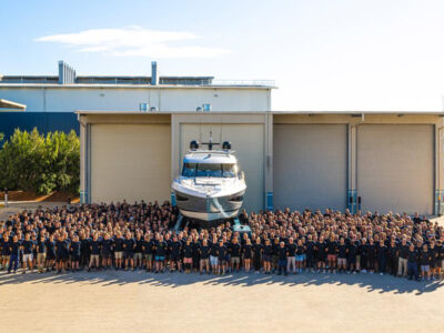 Riviera remarkable achievement: launching the 6,000th motor yacht