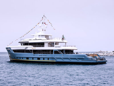 Cantiere delle Marche, scende in acqua il Flexplorer Mat