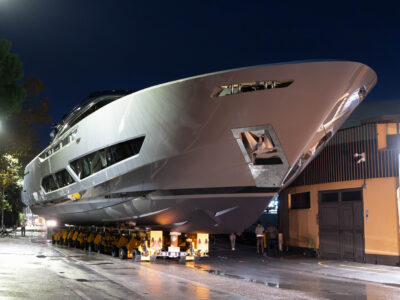 AB Yachts, cerimonia del varo per l’AB 130