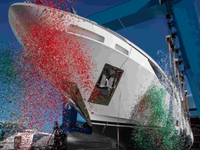 Cerimonia del varo per il primo Class 44M di Benetti