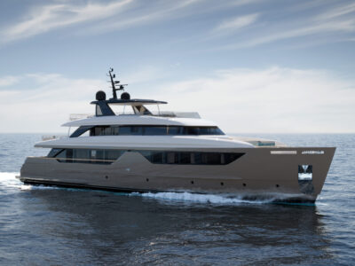 Sanlorenzo SD132, scende in acqua l’ammiraglia della linea Semidislocante