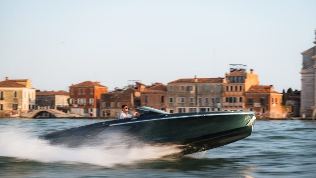 Frauscher Struts Down Cannes' Blue Carpet